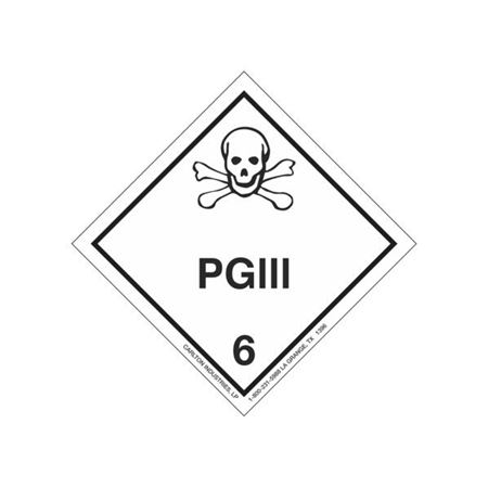 PGIII Shipping Label